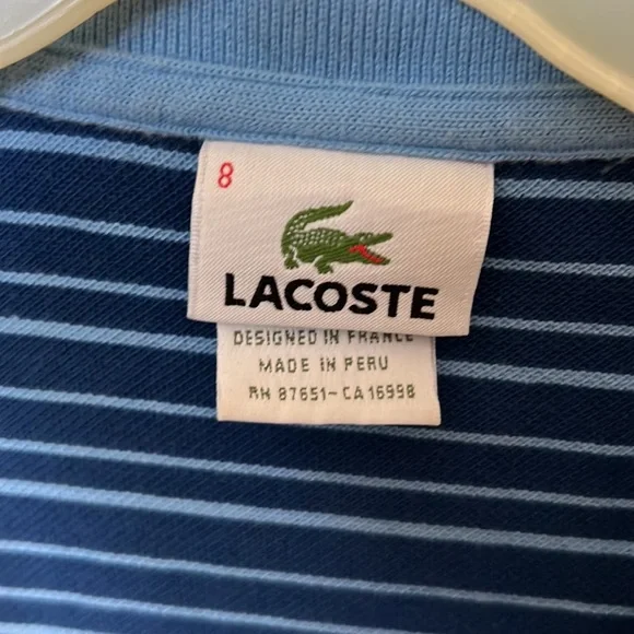 Lacoste stripped polo - Picture 3 of 4
